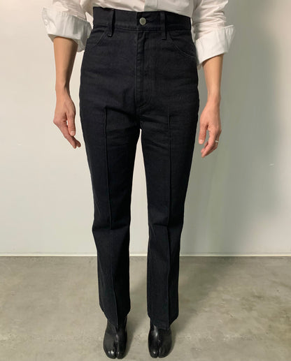 High rise bootcut denim