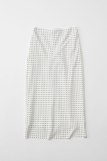 Dot tight skirt